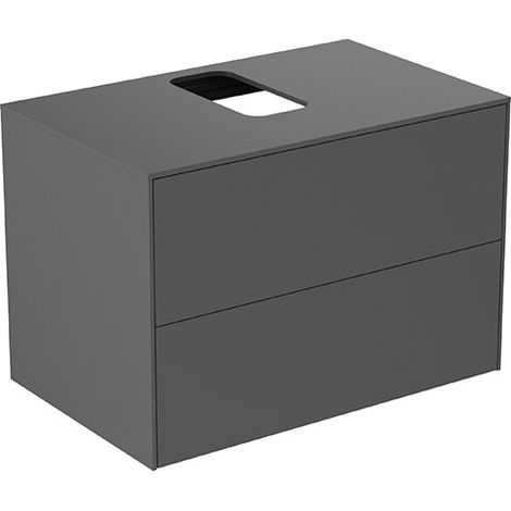 IDEAL STANDARD T3941Y2 Meuble sous-lavabo Conca, 2 tiroirs (1/2)