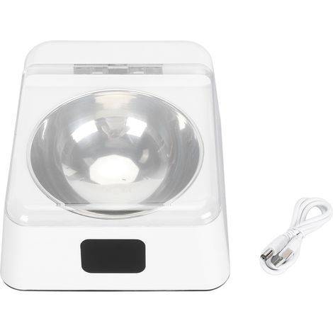 Automatic Cat Feeder with Infrared Sensor Cover Removable Bowl Battery Powered Intelligent Automatic Opening Lid Dog Feeder (1/4)