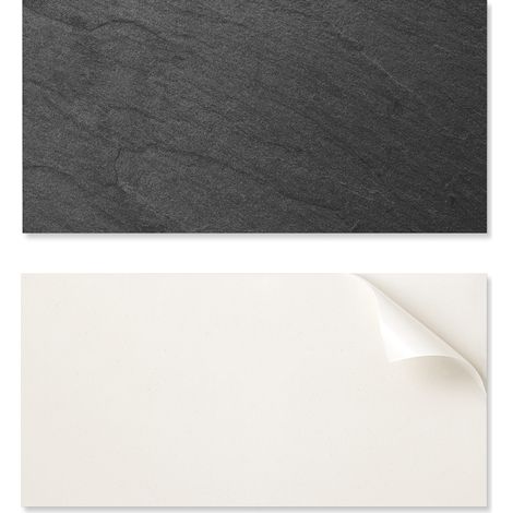 Panel de vinilo autoadhesivo decorativo con estampado de 100 x 50 cm con textura de piedra natural.
