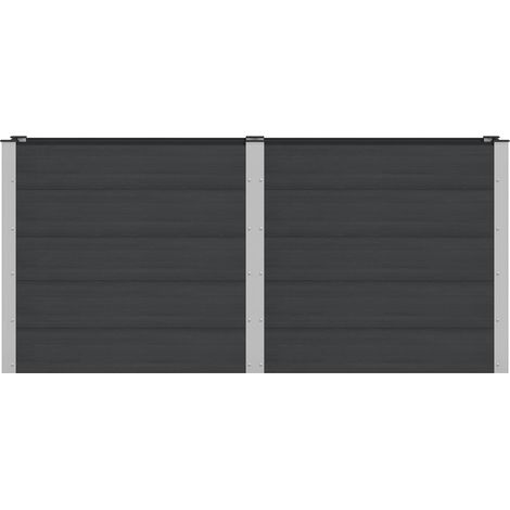 Maison Exclusive - Hochbeet Schwarz 200 x 50 x 91 cm
