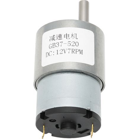 DC12V Mikro-Getriebemotor, Maschinenzubehör, 7 U/min GB37 520 (1/5)