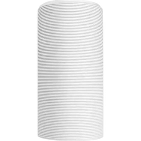 1 Kit tuyau évacuation climatiseur, diamètre 13 cm, longueur 200 cm, flexible polypropylène, adaptateur fileté antihoraire, unité portable (1/5)