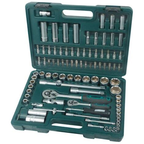 ESTUCHE LLAVES DE VASO Y PUNTAS 94 PIEZAS - MANNESMANN M98410