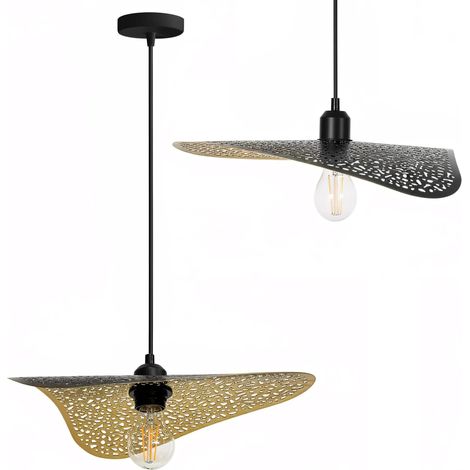 DECKENLAMPE APP1468-1CP BLACK/OLD GOLD (1/5)