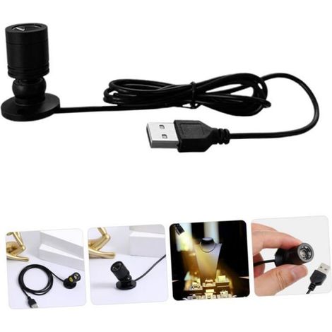 2Pièces Projecteur LED USB sur Pied pour Vitrine à Spot Portable，2Pièces Projecteur LED USB sur Pied pour Vitrine à Spot Portable (1/5)