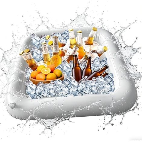 60x60cm Piscine Porte Gobelet,Porte Gobelets Gonflable,Porte Gobelet Flottant Piscine,Boisson Support Gonflable de Boisson Piscine Porte Boisson (1/5)