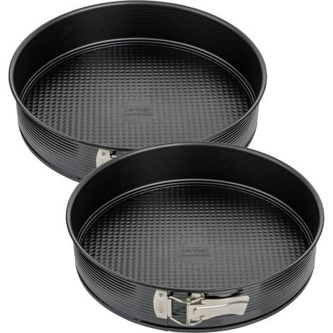 Ensemble de 2 Moules à manqué à charnière 28 cm Zenker Black Metallic (1/5)