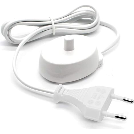 Chargeur Brosse à dent Électrique Compatible avec Oral B Braun Modèle 3757, remplacer Pro 3, 2, 1, 600 700 1000 2000 2900 3000 3900, Vitality Genius Smart IO Series 6 Charge de Voyage