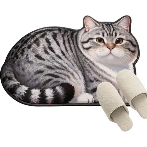 Katzenteppich Rutschfest saugfähig waschbar schnelltrocknend