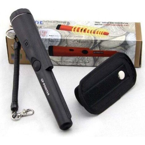 Détecteur De Métaux Étanche IP66 Avec Pointeur Pour Chasse Au Trésor Pièces De Monnaie Noir (1/4)