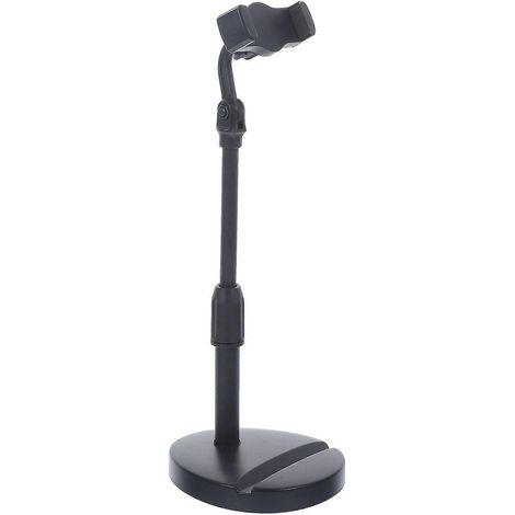 Support de téléphone de bureau réglable, étagère portable pour téléphone portable, support télescopique pour téléphone-24X13X11.5CM-Black (1/4)