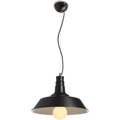 Lampadario lampada GOLDIE 36 a sospensione nero/bianco 230V E27 42W
