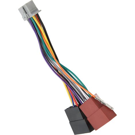 Connecteur adaptateur ISO pour autoradio Alpine, faisceau de câbles stéréo voiture, connecteur de câblage universel, remplacement de prise radio. (1/5)