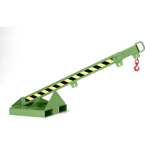 RR Industrietechnik teleskopierbarer Kranarm Typ RLH-T1 bis zu 1000kg Tragkraft RAL 6011 Resedagrün