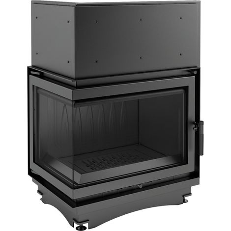 Inserto para chimenea ZUZIA 16 BS cristal en el lado izquierdo