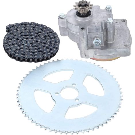 Kit De Vitesse Et Pignon pour Karting – ensemble Complet en alliage D’Acier Inoxydable Compatible avec 33/43/49 Dents, Modèles Ty Rod II, Moto Et Go Kart (1/5)