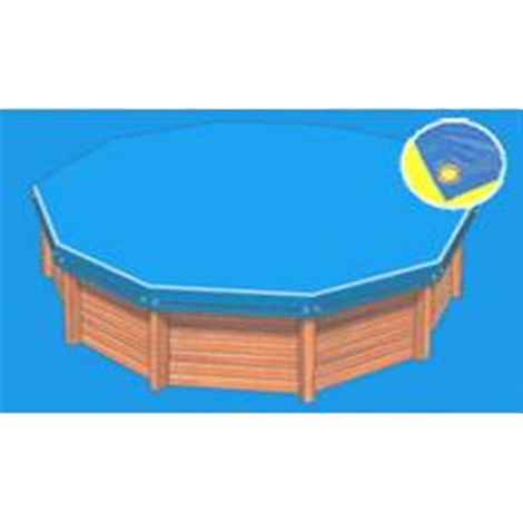 Bâche hiver Eco bleue compatible piscine naturalis rectangulaire
