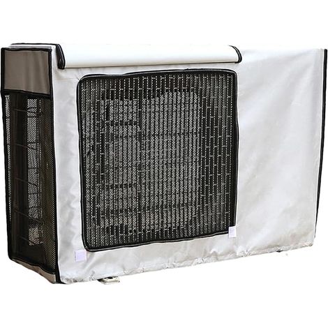 Pare-pour climatiseur Housse de protection contre le Oxford pour Couverture de climatiseur d'isolation, couverture imperméable de thermopompe (1/5)