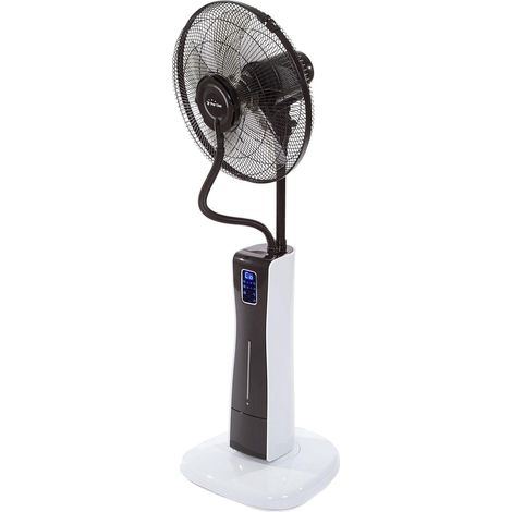 Ventilateur brumisateur oscillant PURLINE Misty 2 75W 3 vitesses H130cm D40cm Blanc (1/7)