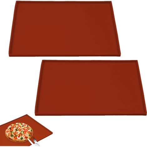 Tapis De Cuisson En Silicone - Antiadhésif Flexible Pour Roulé À La Crème - Tapis À Pâtisserie Polyvalent - 30 X 40 Cm - 1 Pièce (1/5)