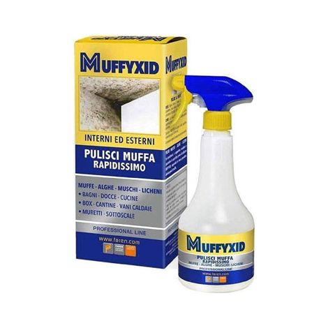 MUFFYXID FAREN TRATTAMENTO ELIMINA MUFFA 500 ML FARMICOL PULIZIA IGIENE CASA