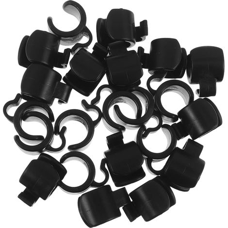 30 Stück Kabelklemmen aus Kunststoff für Mikrofon und Audiokabel 20 MM Stangenbefestigung Kabelclips für Live Streaming mit Smartphone und Stativhalterung (1/5)