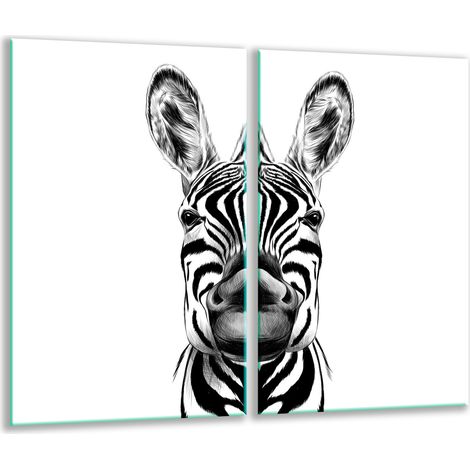 2x 30x52 Zebra-Glasschneidebrett (1/5)