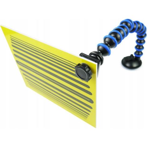 Panneau réfléchissant PDR, jaune, bandes noires, 20x24, carrosserie légère (1/5)