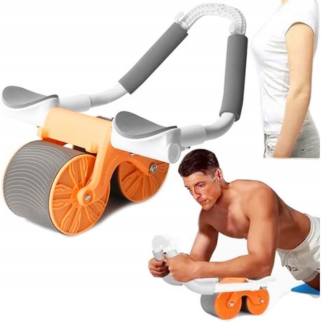 RODILLO PARA EJERCICIOS ABDOMINALES con agarre para hombros Agarre automático (1/5)