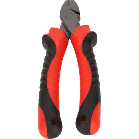 Pince à sertir pour fil de pêche, coupe rapide, poignée ergonomique en caoutchouc, outil de sertissage pour fil de pêche en acier au carbone (1/5)