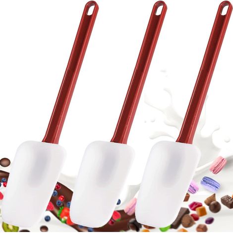 3er Set Silikon Pfannenwender Hitzebeständig BPA Frei 24cm