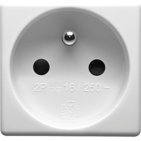 Gewiss GW20207 Presa Standard Francese 250V ac - 2P+T 16A System White (1/4)