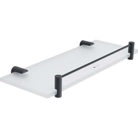 Nimco Bormo - Regal, Länge 30 cm, Glas/matt schwarz BRC 11091BX-30-90 (1/2)