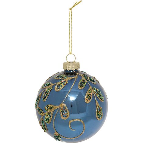 Rami di sfere di vetro d.8cm blu - Atmosphera créateur d'intérieur