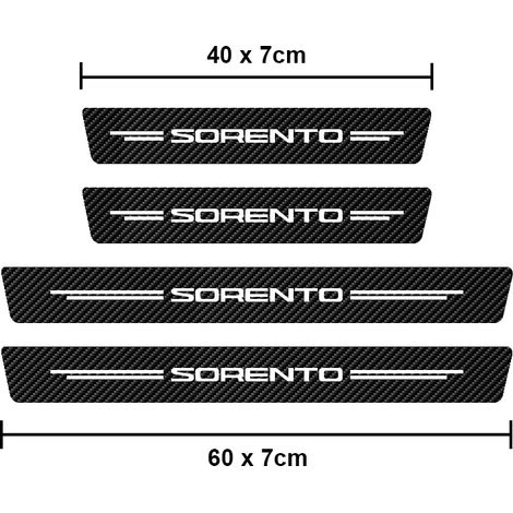 (Porte) Pour Kia Sorento CRDi AWD SX X-Line PHEV : Protection anti-rayures en fibre de carbone pour seuil de porte (1/3)