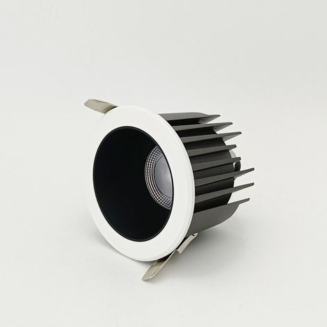 Foco LED empotrable de 10 W y 3000 K, para interiores, para montaje en techo, orificio de 75 mm de diámetro (1/3)
