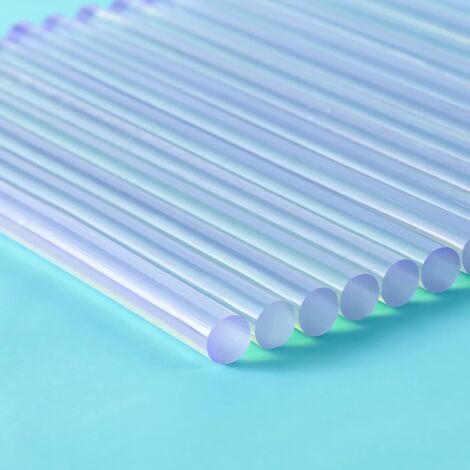 Heißklebestifte 200 mm, universelle transparente Klebestifte für Heißklebepistole, perfekt für Heimwerker, Handwerk und Hobbys (7 x 200 mm) (1/4)