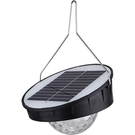 Lámpara solar impermeable para jardín, luz nocturna, lámpara colgante para caminos, iluminación decorativa para jardín, luz dorada. (1/4)