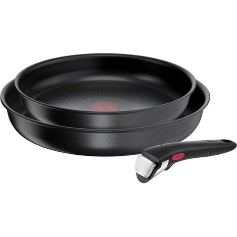 Tefal Ingenio Daily Chef poêles noires 24 et 28 cm (1/3)