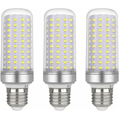 PAIR Ampoule Led E27 Maïs 30w, AC175-265V, Blanc Froid 6000K 2500LM, Non Dimmable, 300W Ampoule Halogène Équivalent, Ampoule Maïs Led pour Lustres, Plafonniers, Lampes de Table et Lampadaires, Lot de (1/5)