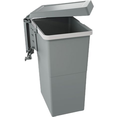 SOTECH Abfallsammler Elletipi Swing 2.0 ausschwenkbar dunkelgrau, ASG44 - 24 Liter (1/4)