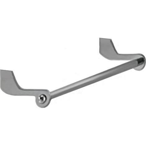 Porte serviettes latéral laiton chromé 40 CM pour lavabos WALDORF - CRISTINA ONDYNA WD74089 (1/4)