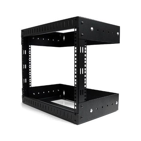 Startech Offenes Rahmenrack 8U Schwarz Mit Verstellbarer Tiefe (1/3)