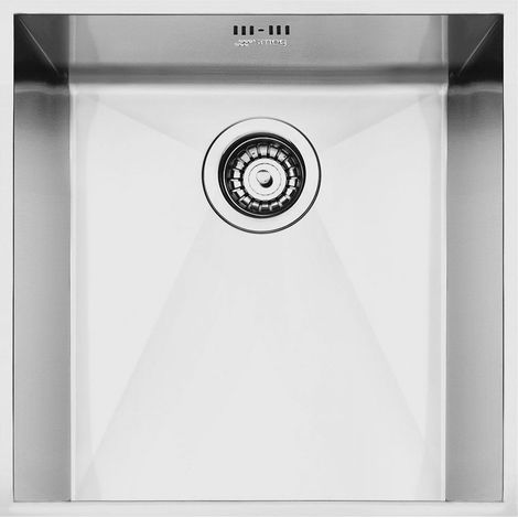 Evier Smeg Quadra VSTQ40-2 - Inox Lisse