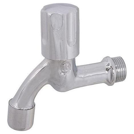JS AUSLAUFVENTIL MIT PERLATOR DESIGNGRIFF, 1/2", POLIERT CHROM