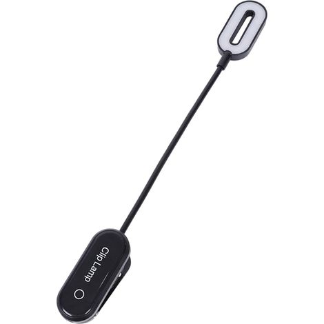 Lampe de lecture à clipser pour livre, LED avec col flexible (1/5)