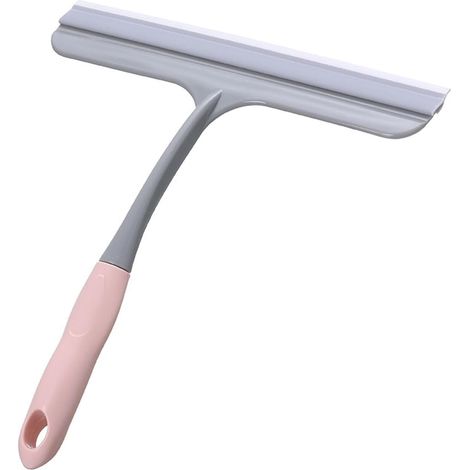 (Pink)Essuie-Glace en Verre Fiable, Antidérapant, Nettoyeur de Vitres pour Maison, Voiture, Douche, Raclette en Verre pour Un Nettoyage Efficace (1/5)