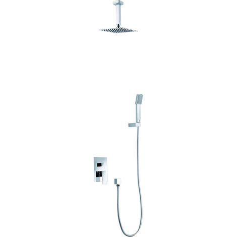 IMEX - columna ducha empotrada con grifo cromado (1/4)