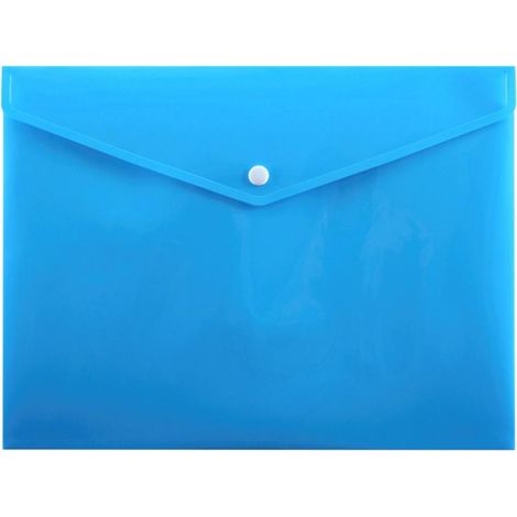 Penmate con busta a scatto blu A4 PP-113