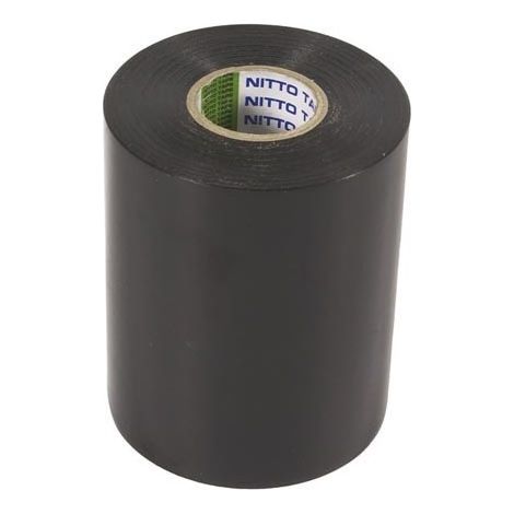 Nitto - Cinta adhesiva aislante - Negra - 100 mm x 20 m